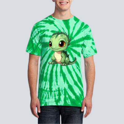 Adult Tie-Dye T-Shirt - House - Baby Basilisk Thumbnail