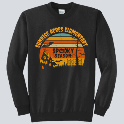 Adult Crewneck - Fall Holidays - Haunted House Thumbnail