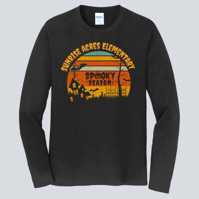 Adult Long Sleeve Shirt - Fall Holidays - Haunted House Thumbnail