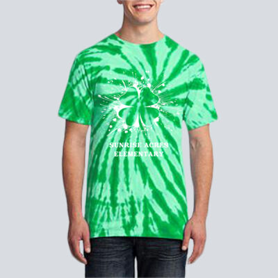 Adult Tie-Dye T-Shirt - Spring - Shamrock  Thumbnail