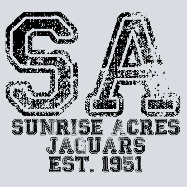 Distressed Varsity SA - Black Thumbnail