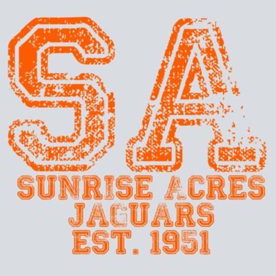 Distressed Varsity SA - Orange Thumbnail