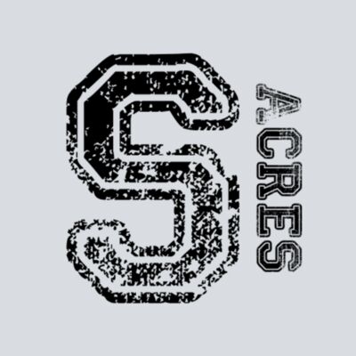 S and Acres Distressed - Black Thumbnail